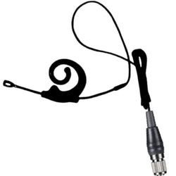 BE4V for Audio-Technica >2019 (-AT2) 3/16" Omni Flexible Adjustable Length Boom Earset Mic - Cream or Black BE4Vc-AT2 BE4Vb-AT2 BE4Vm-AT2 Fixed Cable (Bodymics Broadway)