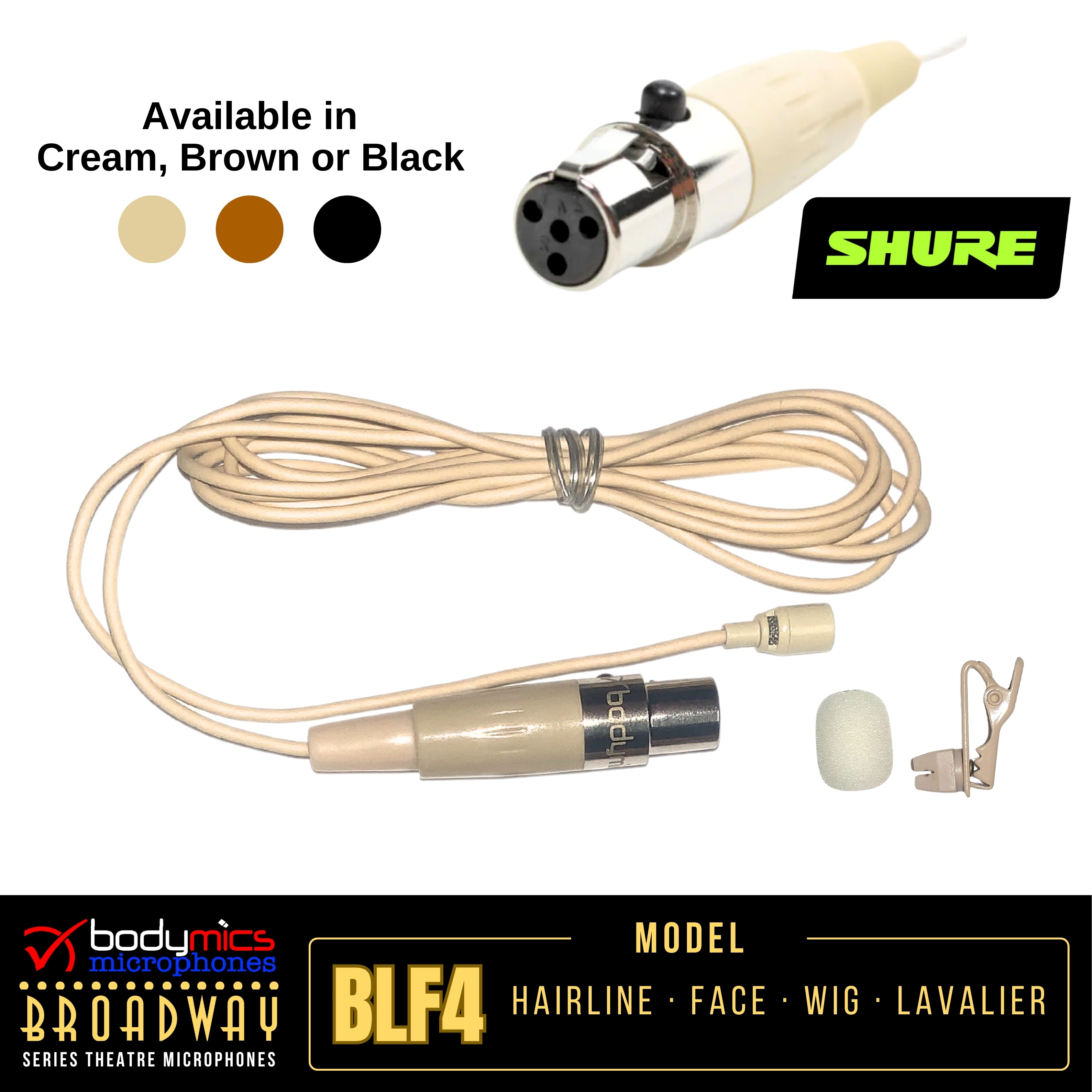 A1 BLF4 SH for Shure SH 3 16