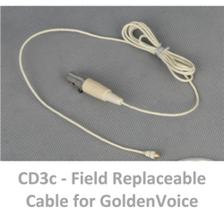 g. Field Replacement Cable for Mission/GoldenVoice Mic Elements - CD3c