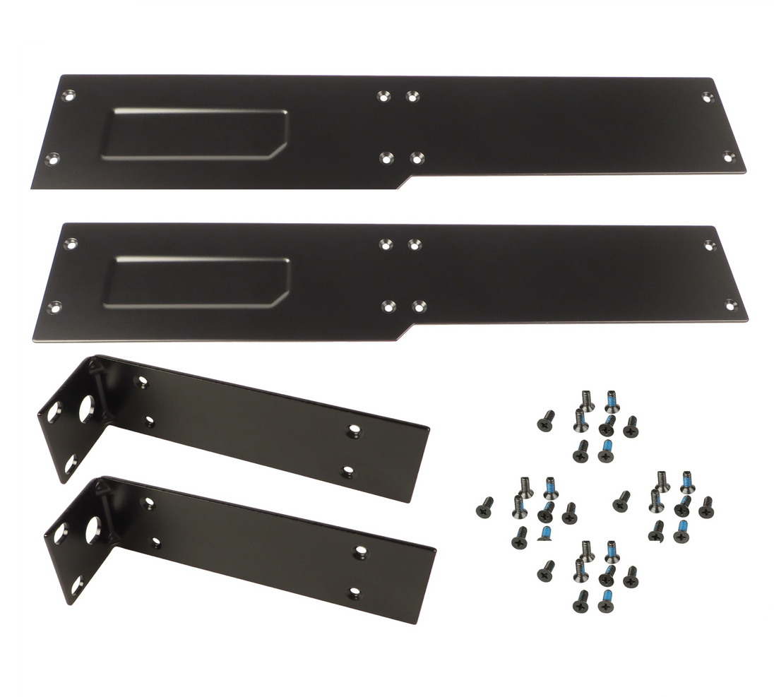 (C94) Shure QLXD4 Dual Rack Mount Kit - 2 ears, 2 joiner plates, 32 sc