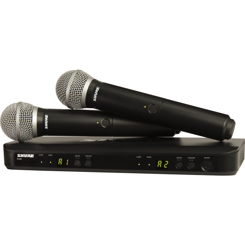 C21 BLX288 PG58 H9 H10 or J10 Dual Handheld Wireless System Shure